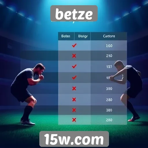 Comparação entre betze e outras plataformas de jogos